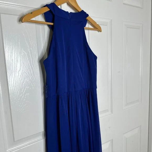 Women's One by Eight Royal Blue Halter Gown US Size 4 - Picture 7 of 15